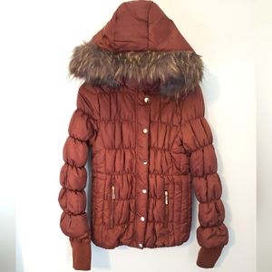 Glamsia Hooded Puffer Jacket